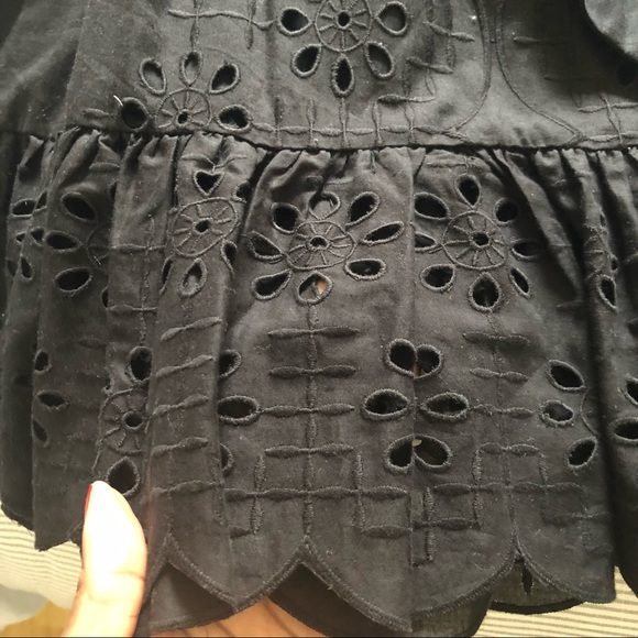 J.Crew Black Eyelet Dress - Picture 5 of 9